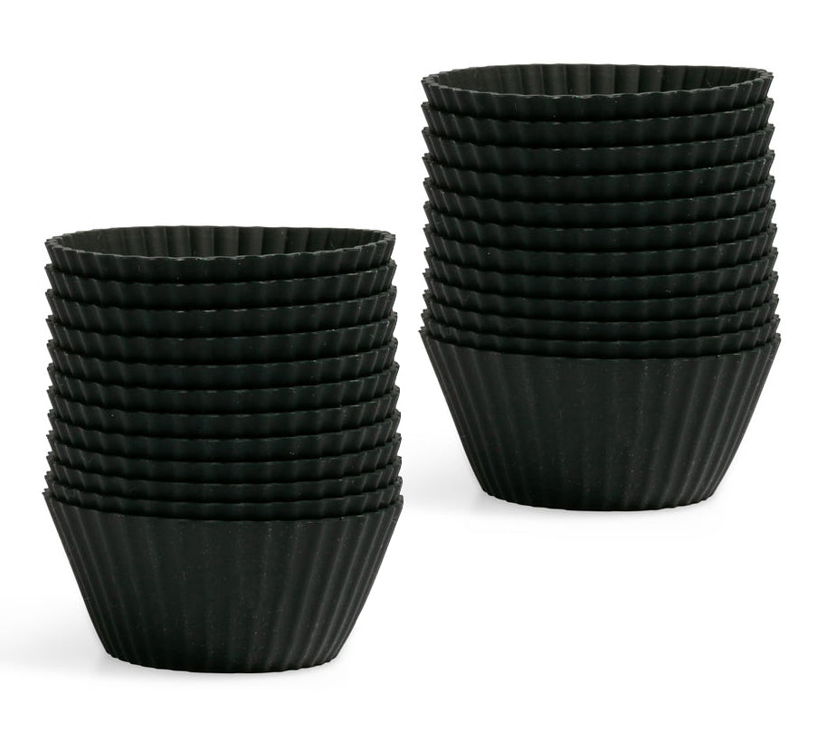 Silicone Baking Cups | Matte Black | Regular