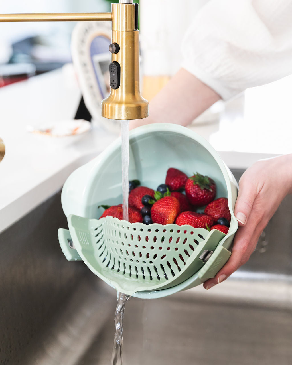 Silicone Clip-On Strainer | Set of 2
