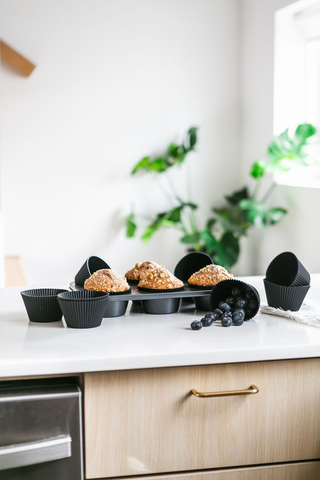 Silicone Baking Cups | Matte Black | Mini