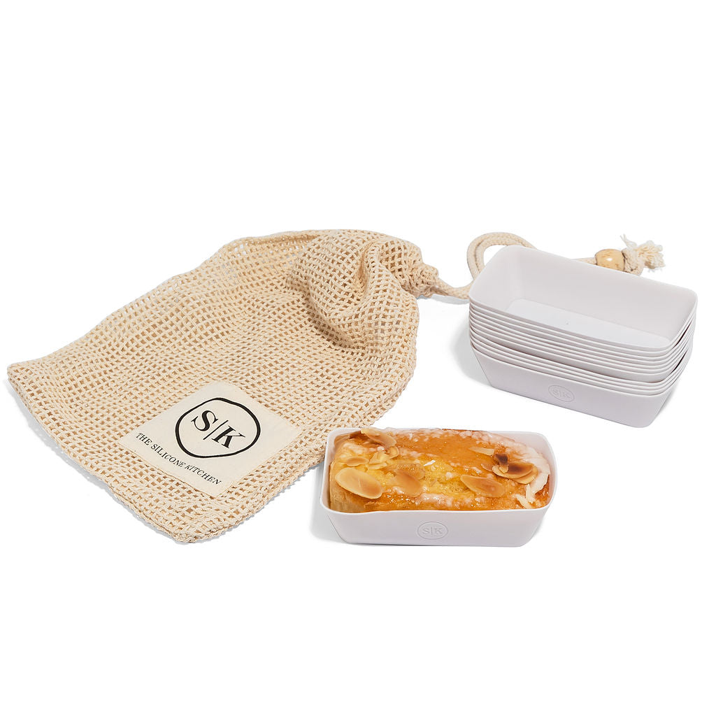 Silicone Baking Cups | Designer White | Mini Loaf