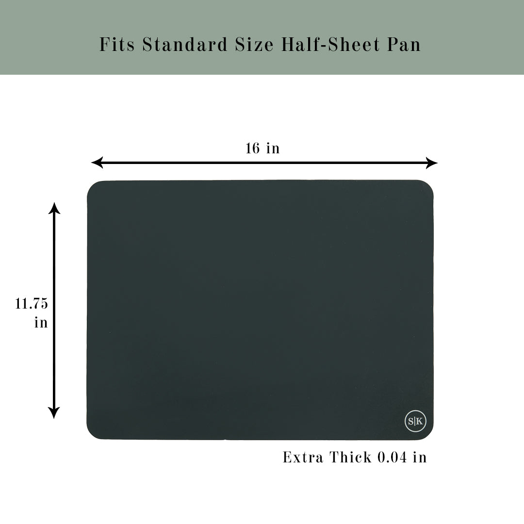 Silicone Baking Mats | Vintage Navy & Pearl Gray