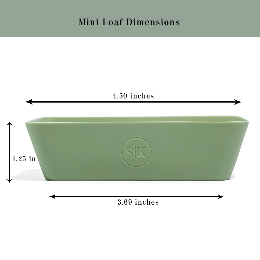 Silicone Baking Cups | The Signature Collection | Mini Loaf
