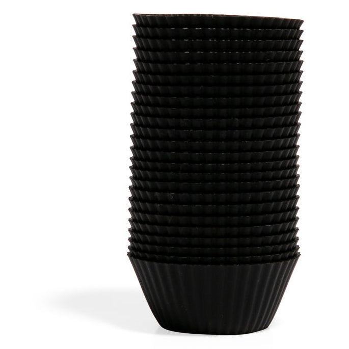 Silicone Baking Cups | Matte Black | Mini