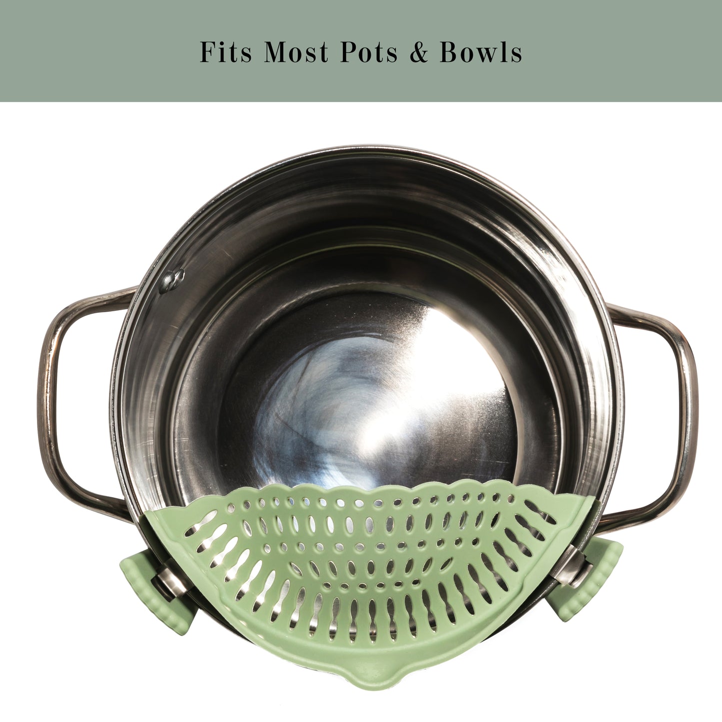 Silicone Clip-On Strainer | Set of 2