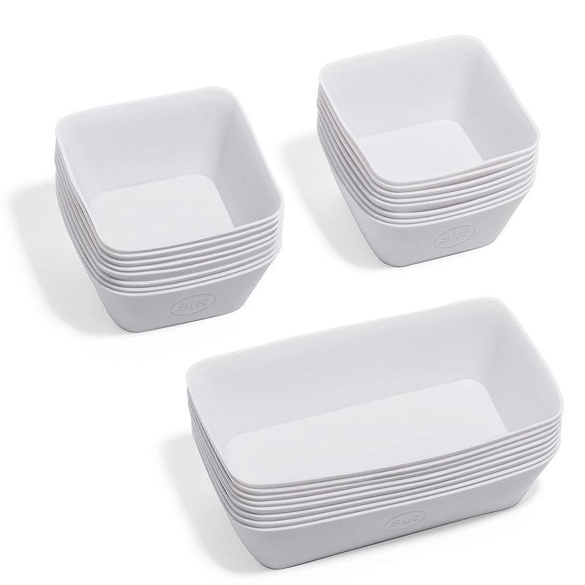 Silicone Baking Cups | Designer White | Bento