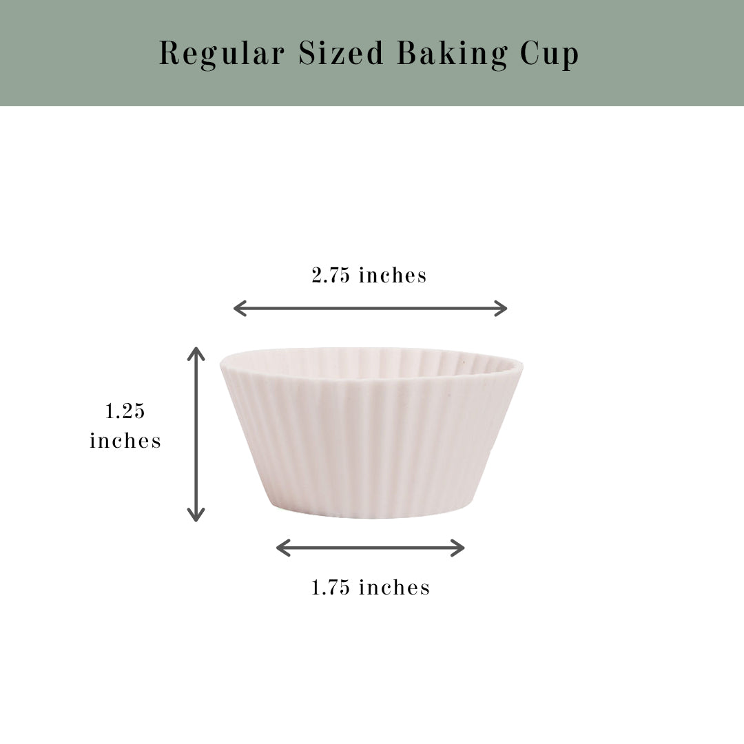 Silicone Baking Cups | Designer White | Regular