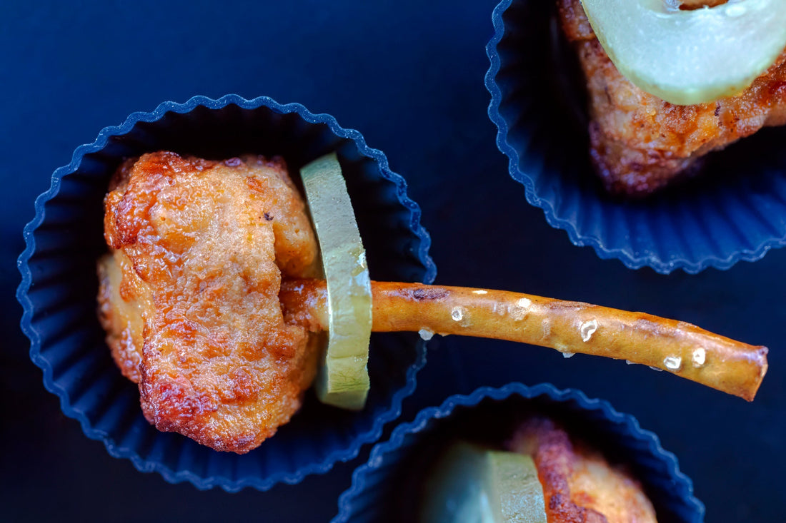 Recipe: Jackie’s One-Bite Nashville-Style Chicken Hors d'Oeuvres