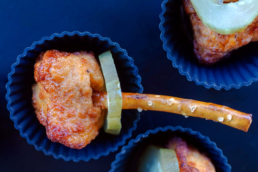 Recipe: Jackie’s One-Bite Nashville-Style Chicken Hors d'Oeuvres