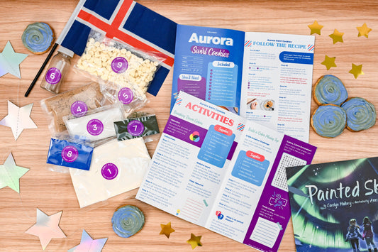 Aurora Swirl Cookies Activity Kit