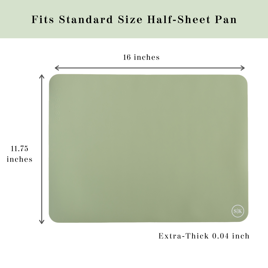 Zulay Kitchen Silicone Baking Mat Sheet 2-Pack - Light Green, 2 - Kroger