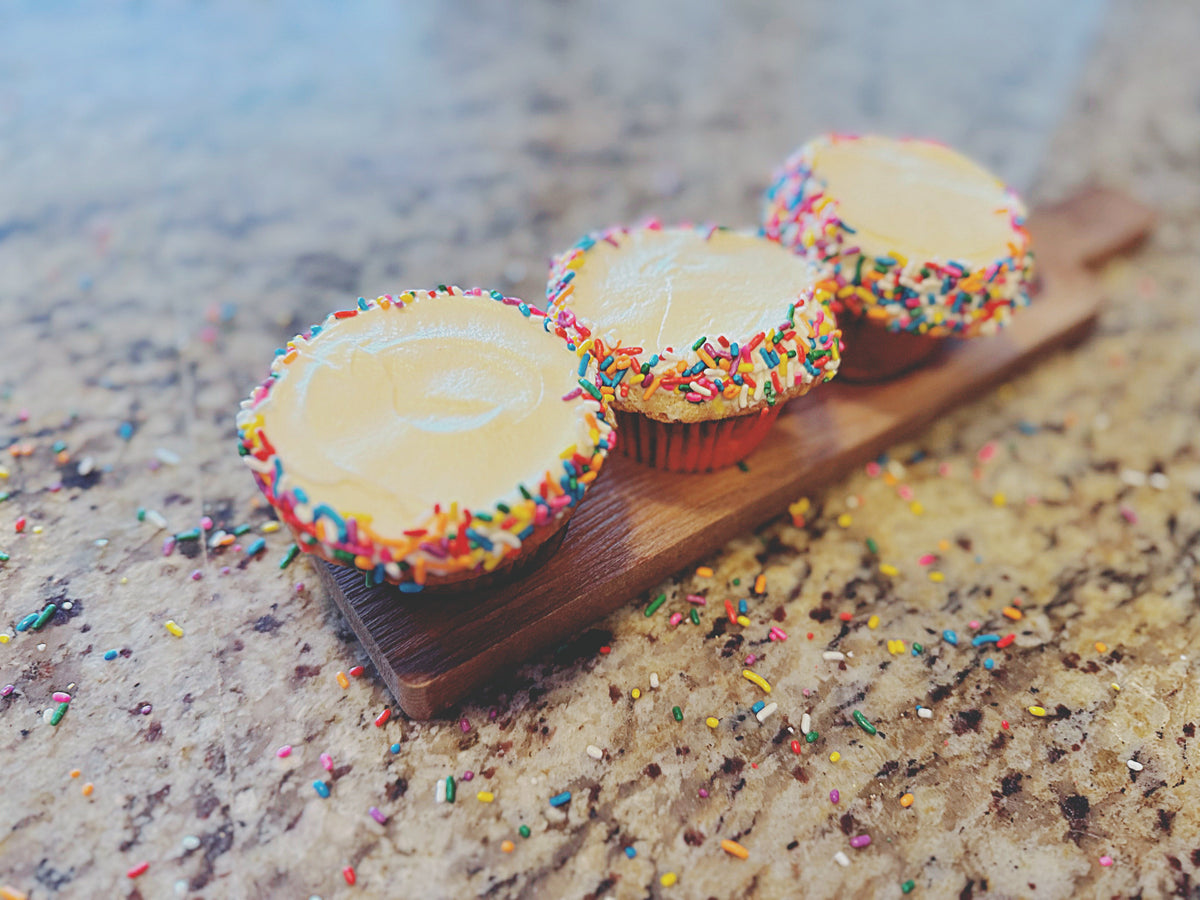 Confetti Birthday Cupcakes Activity Kit + Candles and Liners
