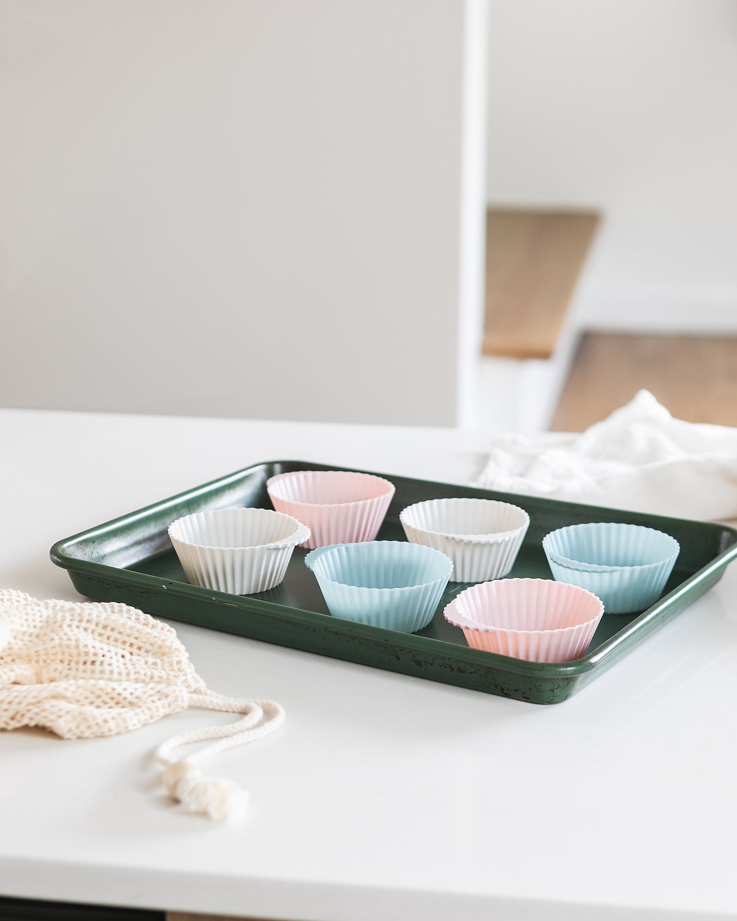 Silicone Baking Cups | Dusty Rose & Blue | Regular