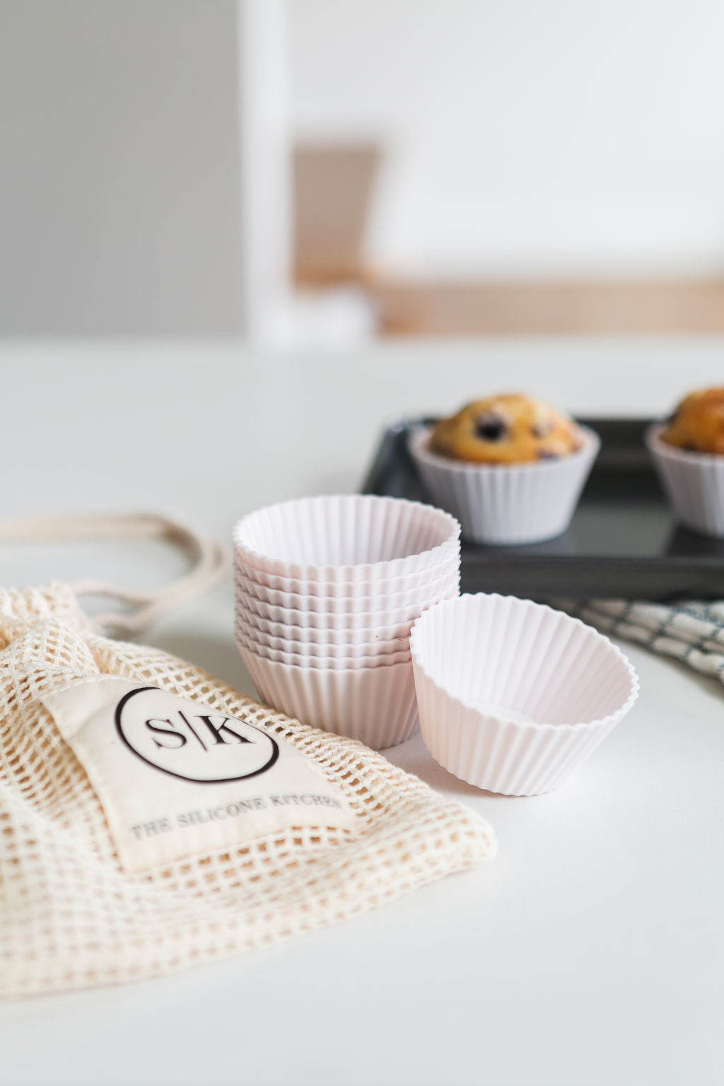 Silicone baking muffin on sale cups