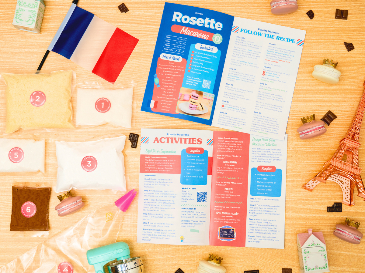 Gluten-Free Rosette Macarons Activity Kit