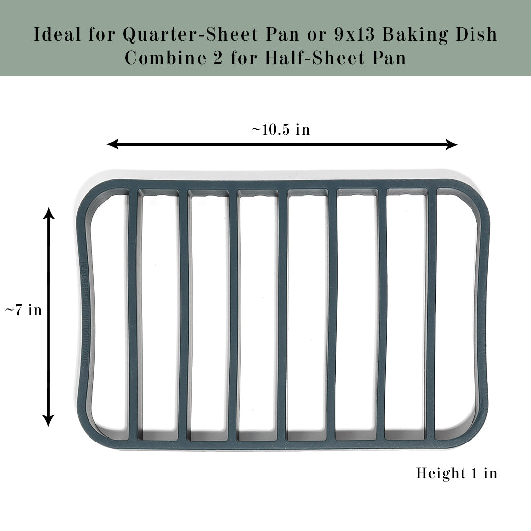 Roasting rack for 9x13 pan sale