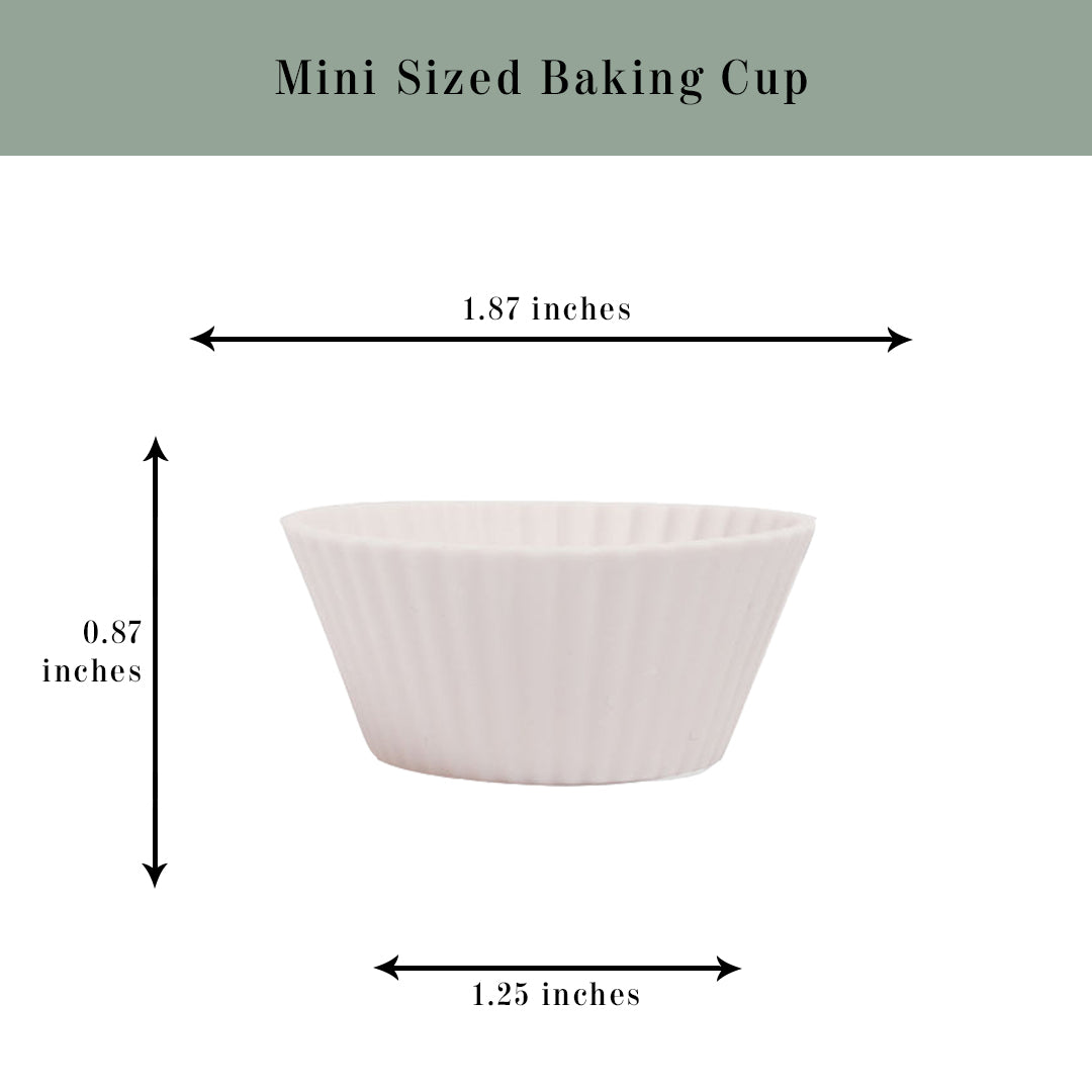 Silicone Baking Cups | Designer White | Mini
