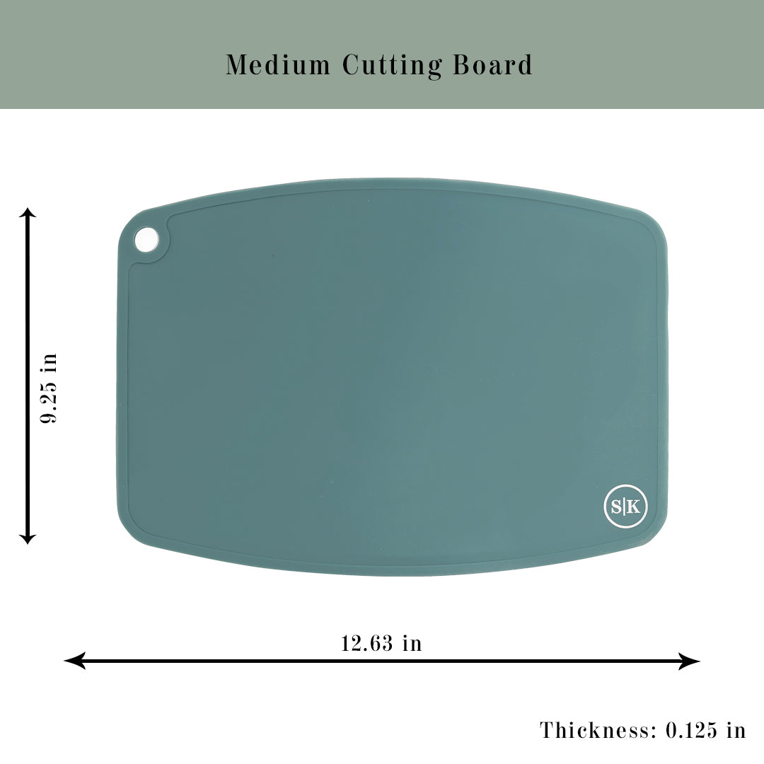 3-Piece Premium Silicone Cutting Board Set