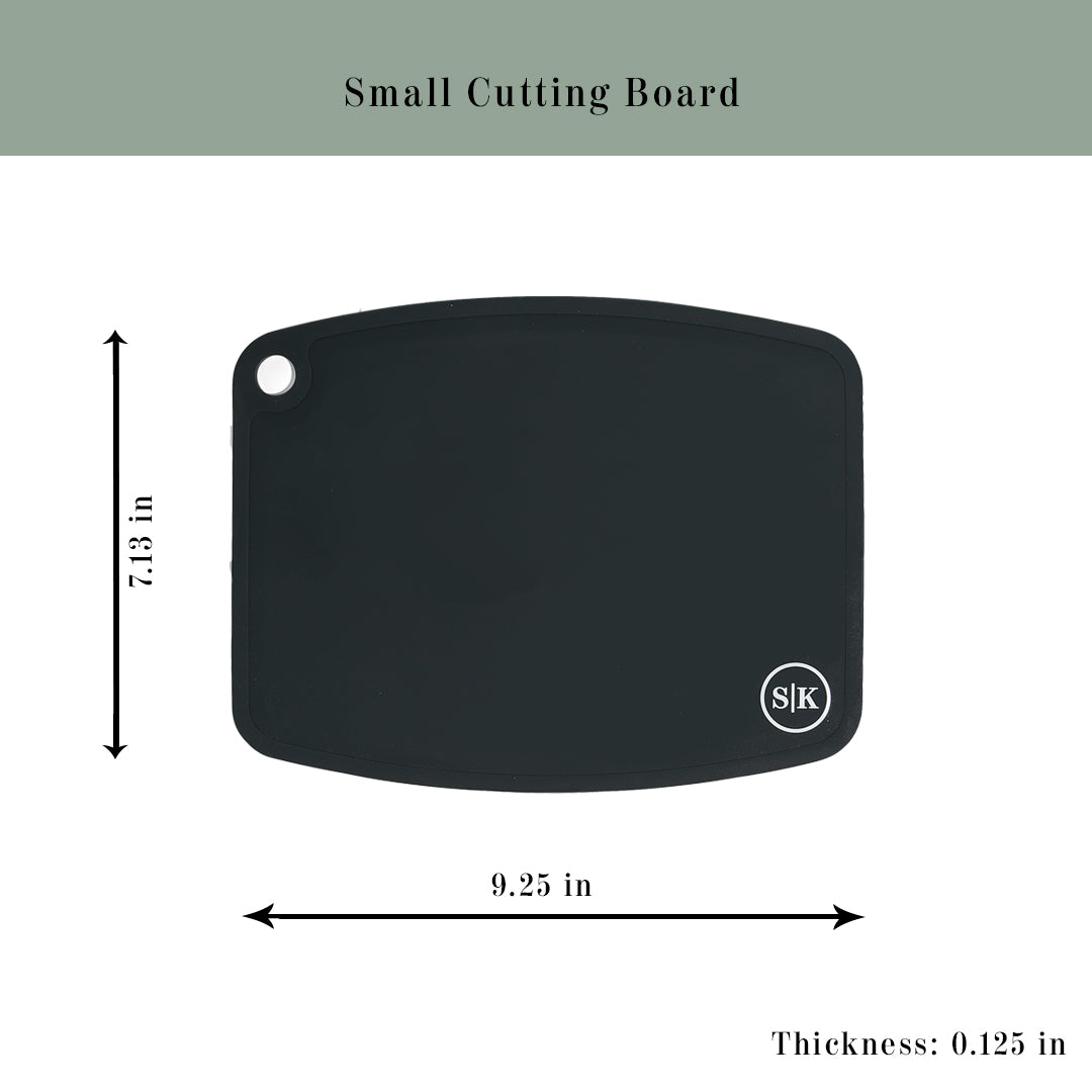 3-Piece Premium Silicone Cutting Board Set