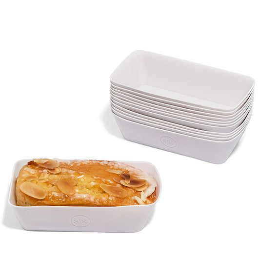 Silicone Baking Cups | Designer White | Mini Loaf