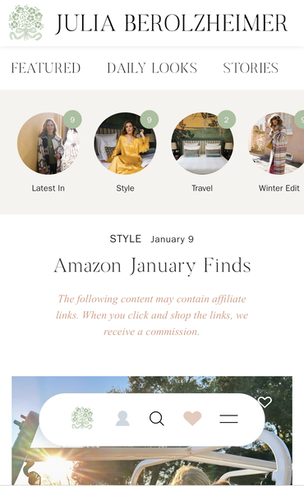 Julia Berolzheimer's Amazon January Finds