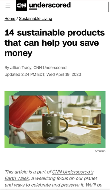 CNN underscored 14 sustainable products that can help you save money