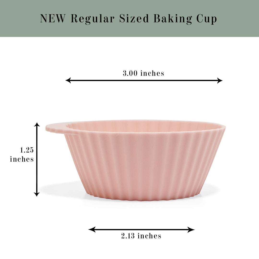 Silicone Baking Cups | Dusty Rose & Blue | Regular