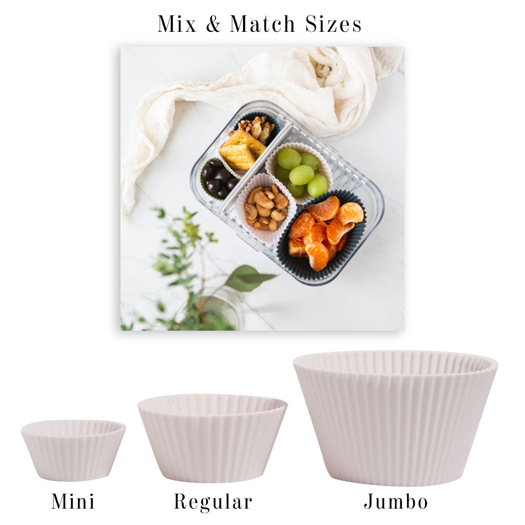Silicone Baking Cups | Designer White | Mini